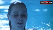 3. Tara Fitzgerald Nude Swims in Pool – The Student Prince