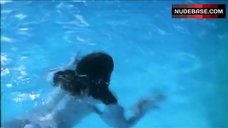 5. Tara Fitzgerald Nude Swims in Pool – The Student Prince