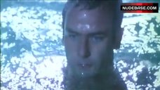 7. Tara Fitzgerald Nude Swims in Pool – The Student Prince