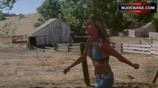 2. Susan George in Blue Bikini Top – Dirty Mary Crazy Larry