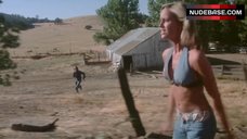 3. Susan George in Blue Bikini Top – Dirty Mary Crazy Larry