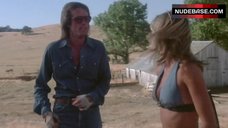 4. Susan George in Blue Bikini Top – Dirty Mary Crazy Larry