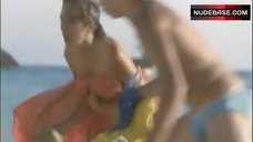 9. Valeria Golino Topless on Beach – Respiro