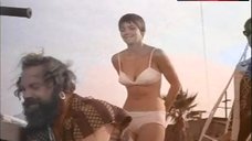 9. Elizabeth James in Sexy White Bikini – Born Losers