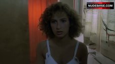 10. Jennifer Grey in White Bra and Panties – Dirty Dancing