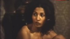 8. Pam Grier Exposed Boobs – Drum