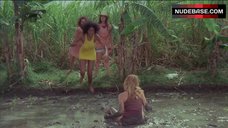 1. Pam Grier Mud Wrestling – The Big Doll House
