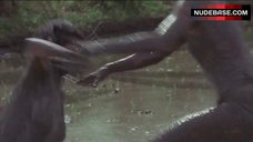6. Pam Grier Mud Wrestling – The Big Doll House