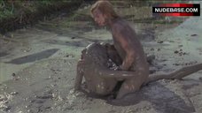9. Pam Grier Mud Wrestling – The Big Doll House