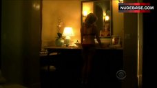 6. Chandra West in Red Bra and Panties – Eleventh Hour