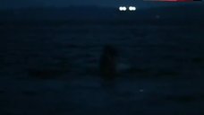 2. Carla Gugino Naked on Night Beach – Jaded