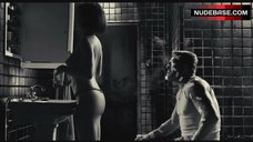 5. Carla Gugino Topless in Thong Panties – Sin City