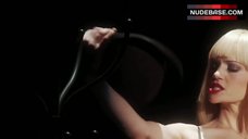 10. Carla Gugino Erotic Dance in Underwear – Elektra Luxx