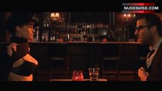 5. Carla Gugino Shows Underwear in Bar – Girl Walks Into A Bar