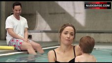 7. Rose Byrne Sexy in Swimsuit – Adult Beginners