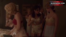 7. Jenna Dewan Tatum in Red Lingerie – The Playboy Club