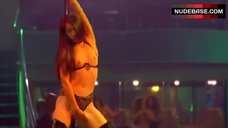 6. Lucy Liu Topless Striptease Scene – City Of Industry