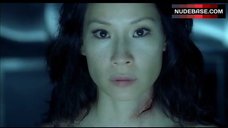 10. Lucy Liu Naked Scene – Rise: Blood Hunter