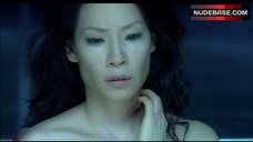 4. Lucy Liu Naked Scene – Rise: Blood Hunter