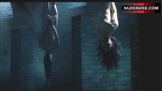 2. Lucy Liu Nude Hanging Upside Down – Rise: Blood Hunter