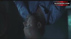 8. Lucy Liu Nude Hanging Upside Down – Rise: Blood Hunter