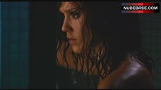 8. Jessica Alba Naked in Shower – Machete