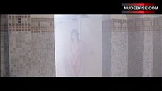 9. Olga Kurylenko Naked in Shower – The Ring Finger