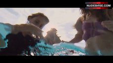 3. Olga Kurylenko Swimming in the Pool – To The Wonder