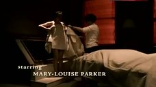 9. Molly Parker Naked but Covered after Bathing – The Five Senses