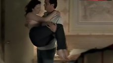6. Molly Parker In Bra – Men With Brooms