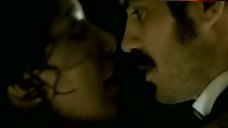 10. Molly Parker Nude Tits Through Sexy Lingerie – Deadwood