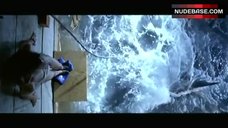 8. Saffron Burrows In White Sexy Lingerie – Deep Blue Sea