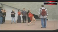 7. Emmanuelle Vaugier Flashes Tits – The Demon Within