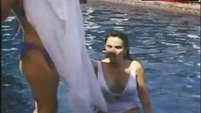 2. Susan Lucci Cleavage in Swimsuit – Invitation To Hell