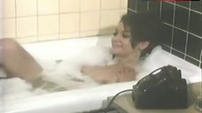 Norma Lazareno Lying Nude in Hot Tub – La Satanica