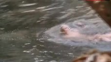 5. Penelope Reed Nude Swimming in Lake – Amazons