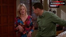 1. Courtney Thorne-Smith in Pink Bra – Two And A Half Men