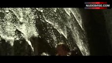 1. Irene Jacob Topless in Waterfall – Salaud, On T'Aime