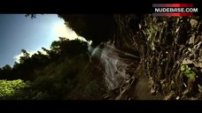 9. Irene Jacob Topless in Waterfall – Salaud, On T'Aime