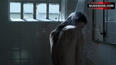 6. Ivana Milicevic Nude under Prison Shower – Banshee