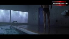 6. Dagmara Dominczyk Sexy in Wet Swimsuit – They
