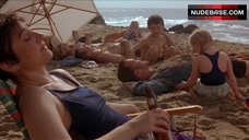 7. Patricia Clarkson in Sexy White Bikini – The Dying Gaul