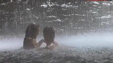 10. Milla Jovovich Tits Scene – Return To The Blue Lagoon