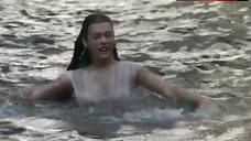 8. Milla Jovovich Pokies Through Wet Blouse – Return To The Blue Lagoon