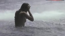 Milla Jovovich Topless in Waterfall – Return To The Blue Lagoon