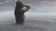 4. Milla Jovovich Topless in Waterfall – Return To The Blue Lagoon