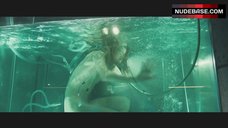 4. Milla Jovovich Nude in Aquarium – Resident Evil: Apocalypse