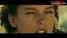 6. Milla Jovovich Topless Scene – Resident Evil: Extinction