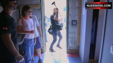 2. Milla Jovovich Pokies Through White T-Shirt – Lip Sync Battle