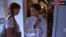 6. Milla Jovovich Pokies Through White T-Shirt – Lip Sync Battle